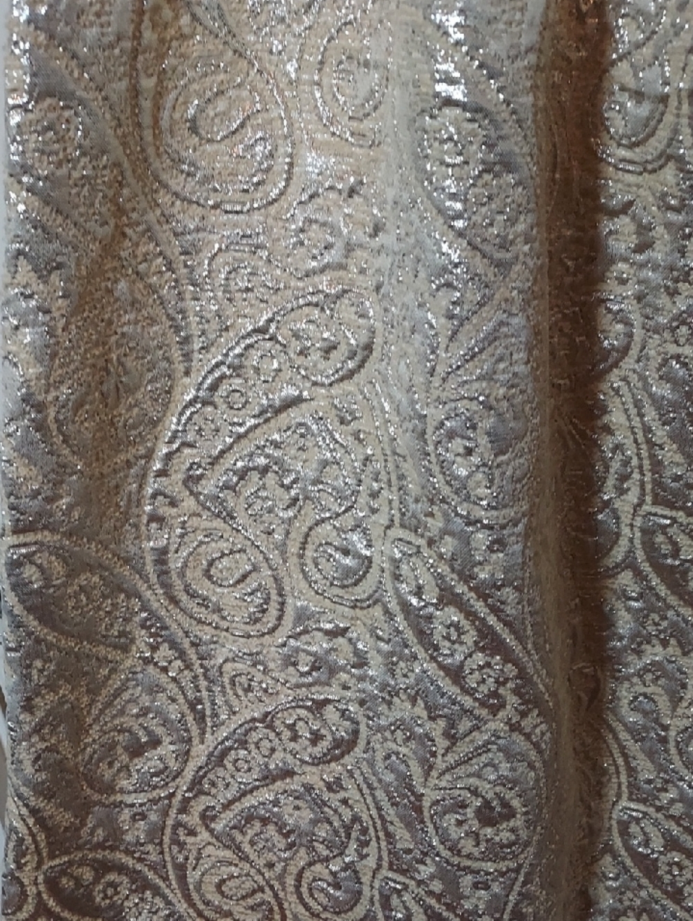 Hill House Home Athena Nap Dress in Gold Brocade Size Medium - Picture 7 of 16